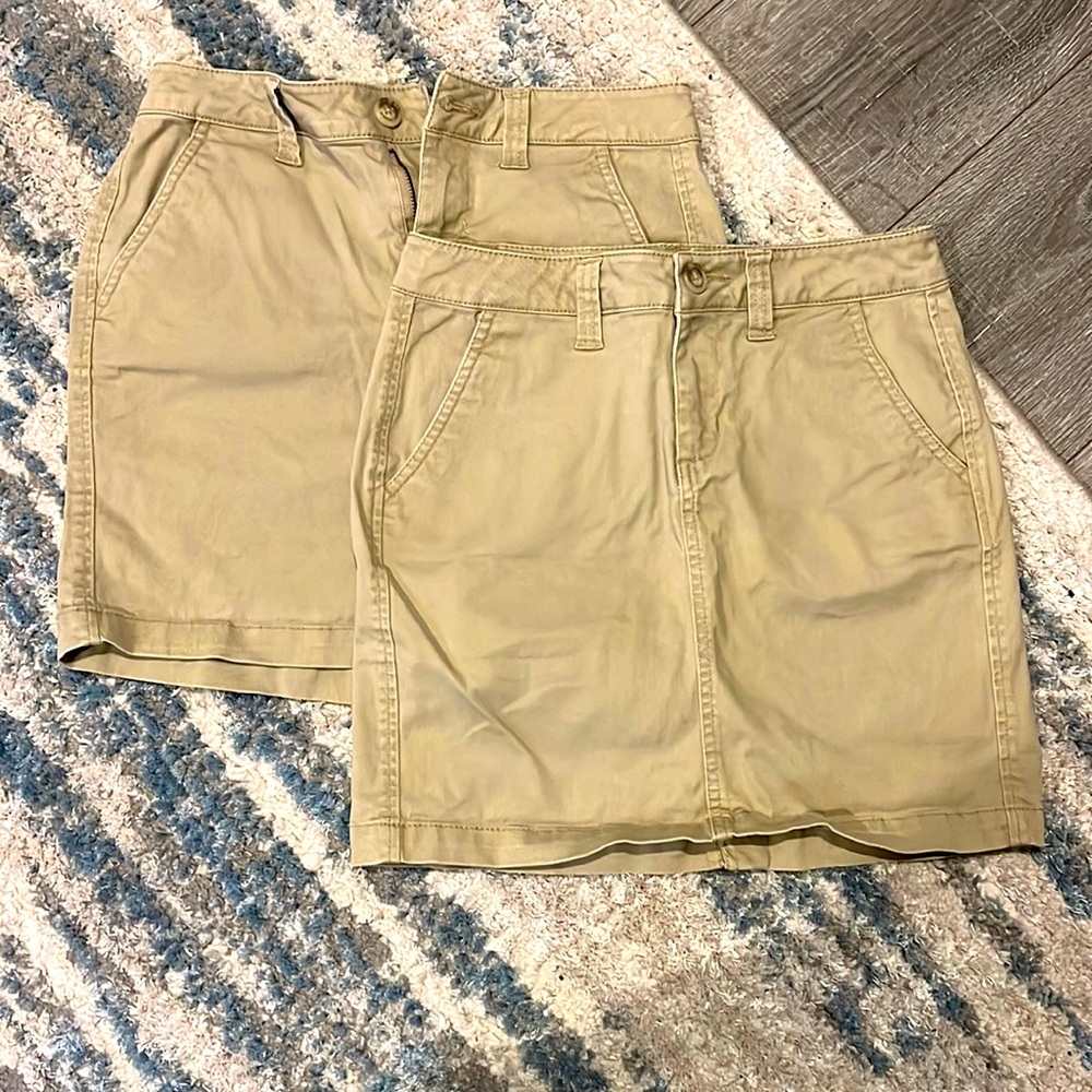 3 aero skirts- size 0- school uniform